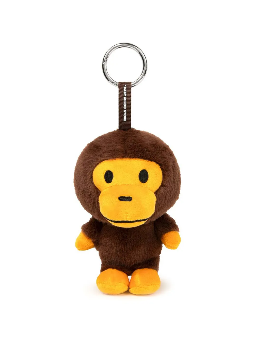 *baby Milo® Store By *a Bathing Ape® Baby Milo Plush Keychain In Brown