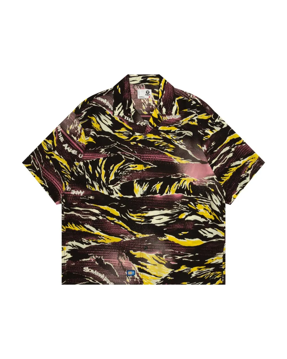 AAPE BY *A BATHING APE® printed short-sleeve shirt