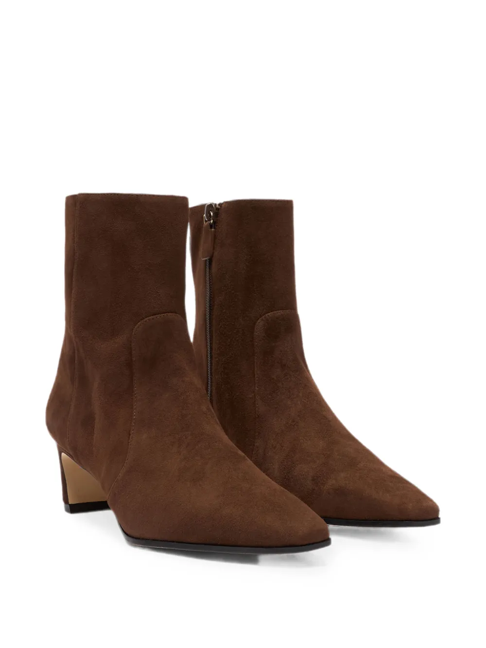 Stuart Weitzman Stassi sculptural-heel ankle boots Bruin