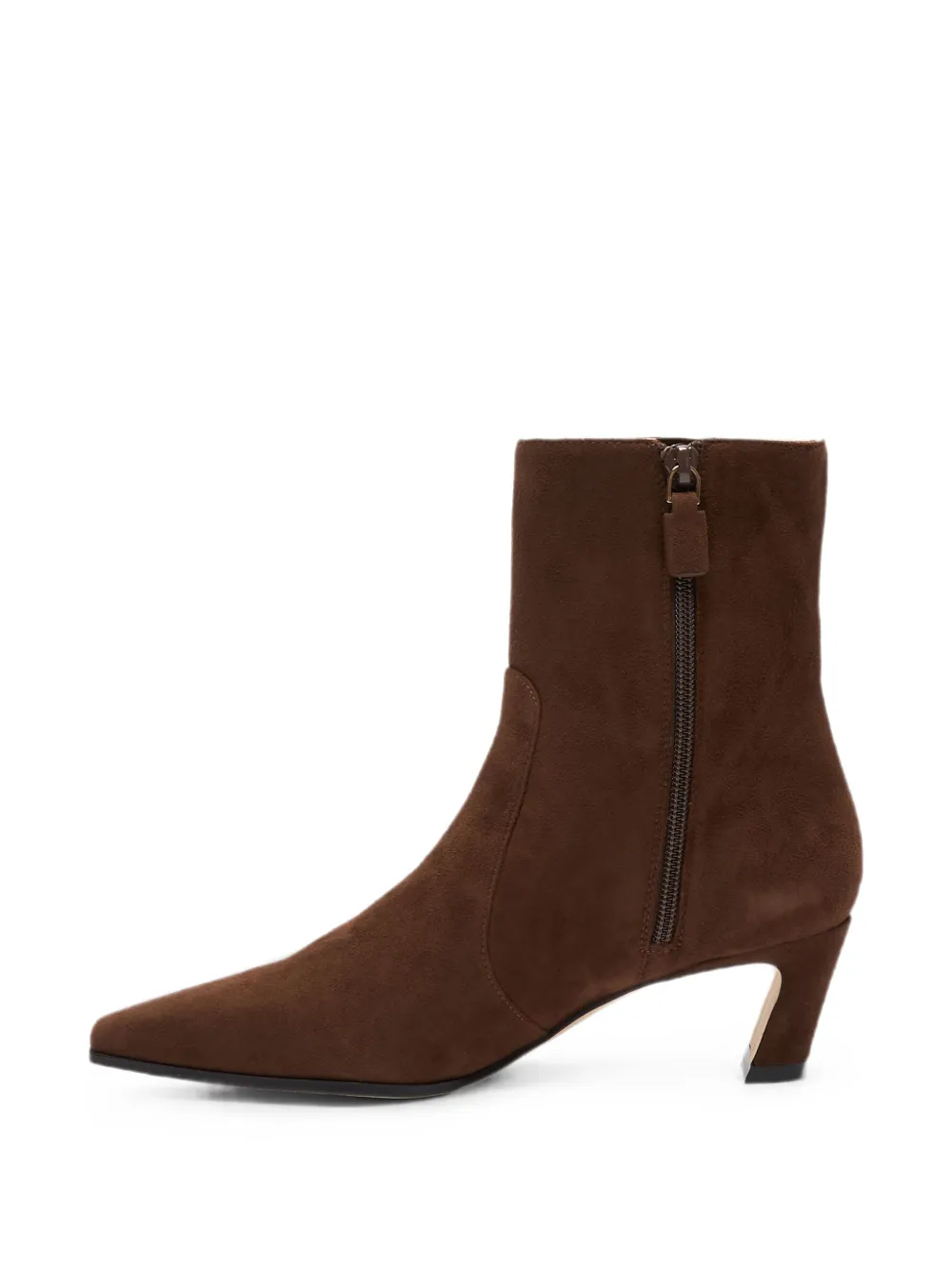 Stuart Weitzman Stassi sculptural-heel ankle boots Bruin