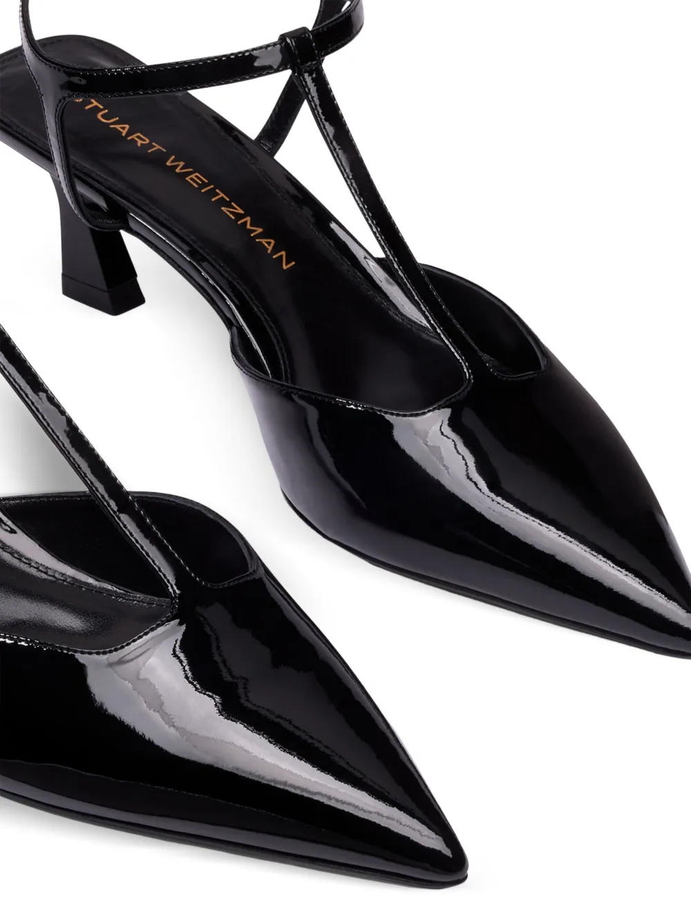 Stuart Weitzman Vinnie T-strap pumps Zwart