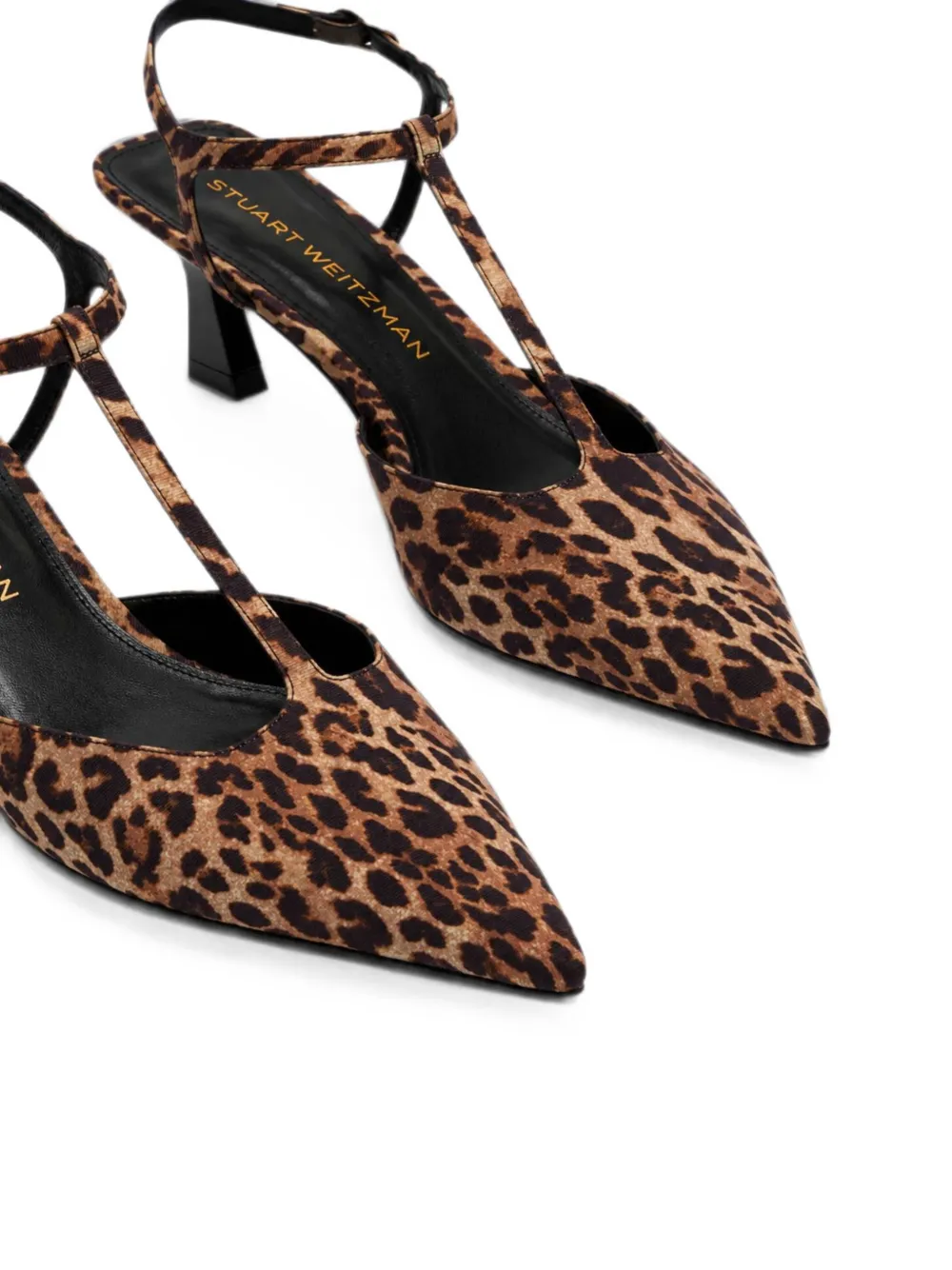 Stuart Weitzman Vinnie leopard-print pumps Bruin
