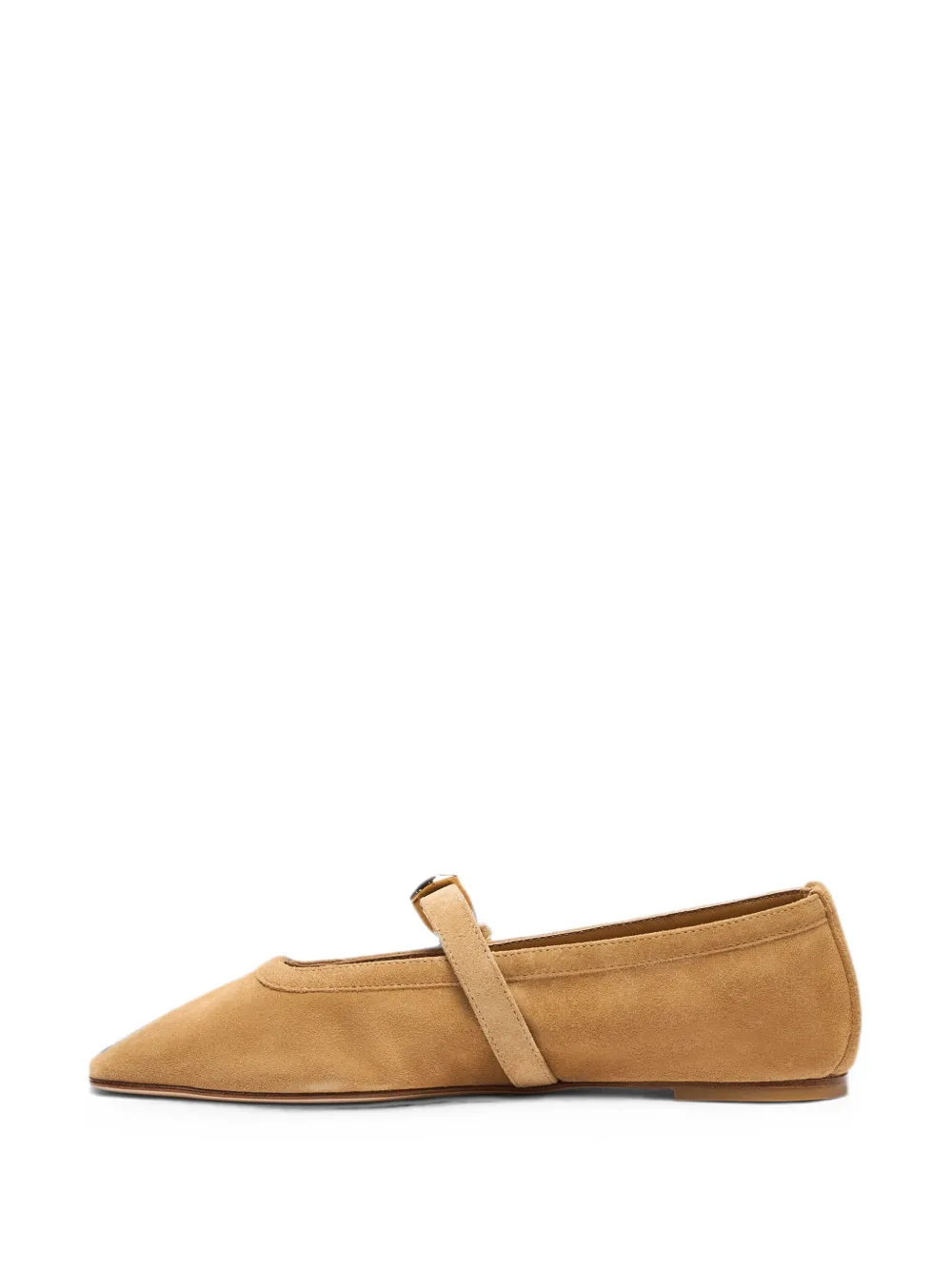 Stuart Weitzman Sai buckle-detail ballet flats Bruin