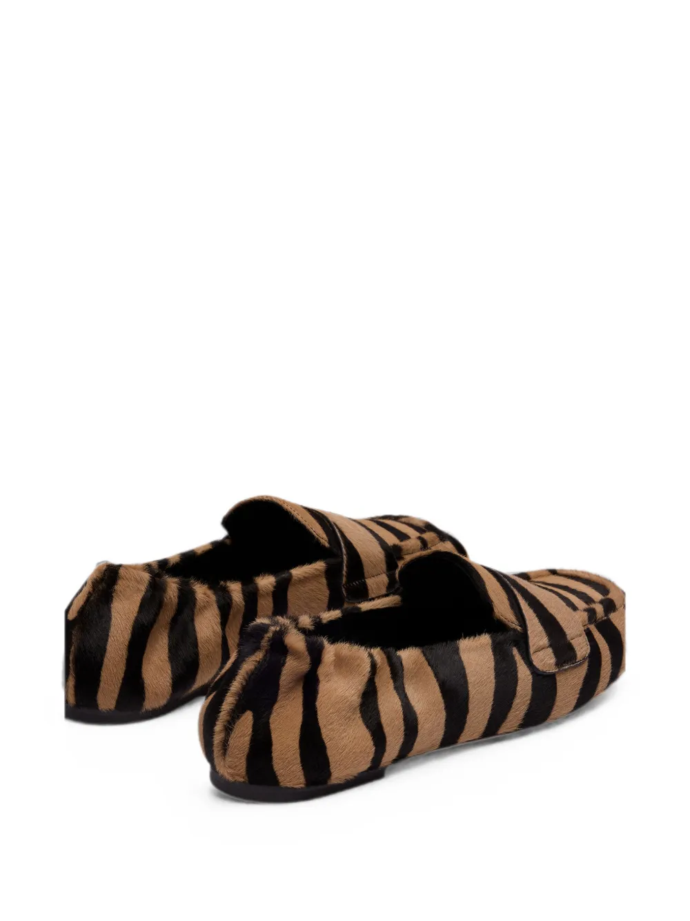 Stuart Weitzman Bryant zebra-print loafers Bruin