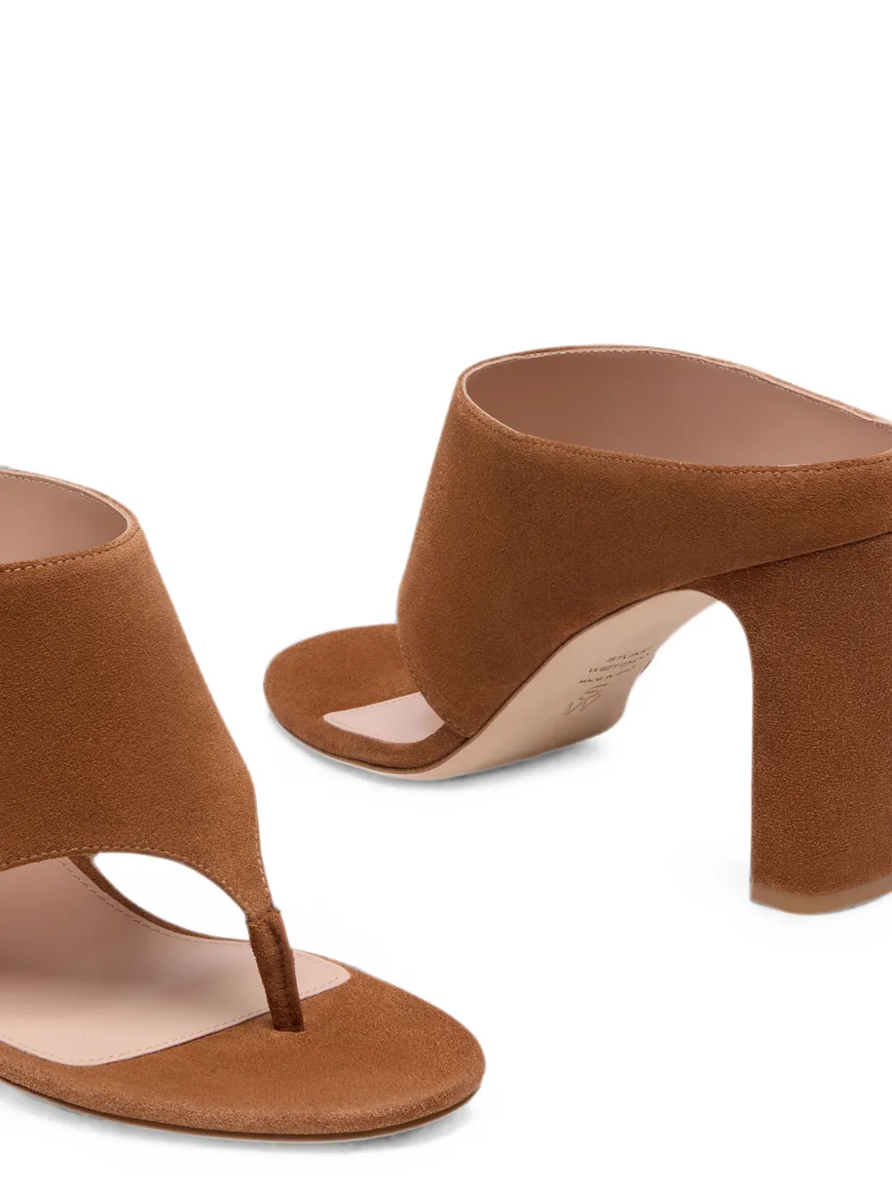 Stuart Weitzman Babette Thong slip-on sandals Bruin