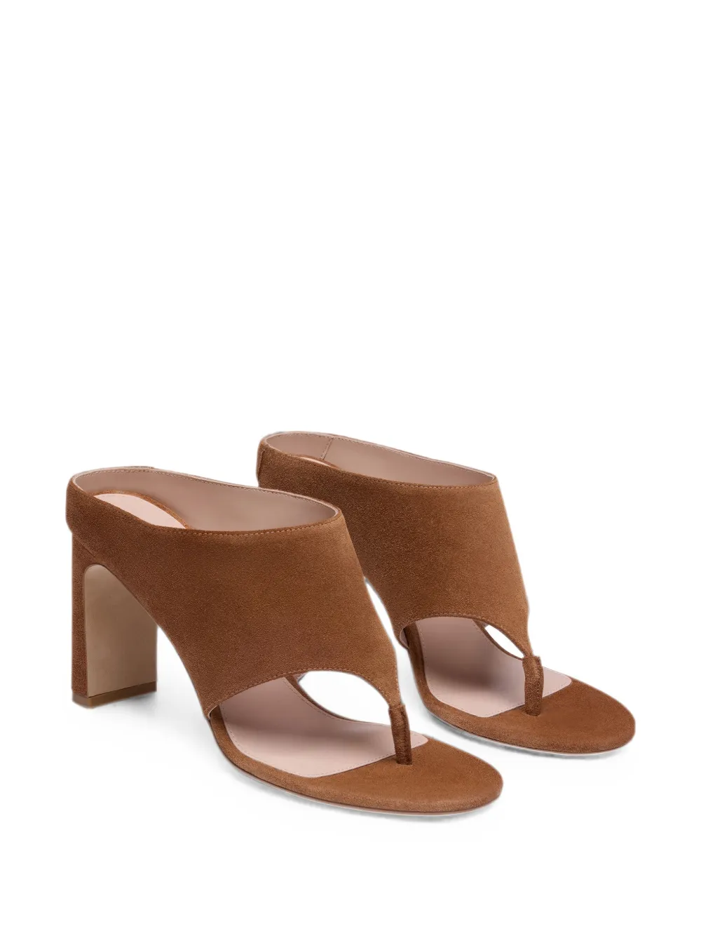 Stuart Weitzman Babette Thong slip-on sandals Bruin