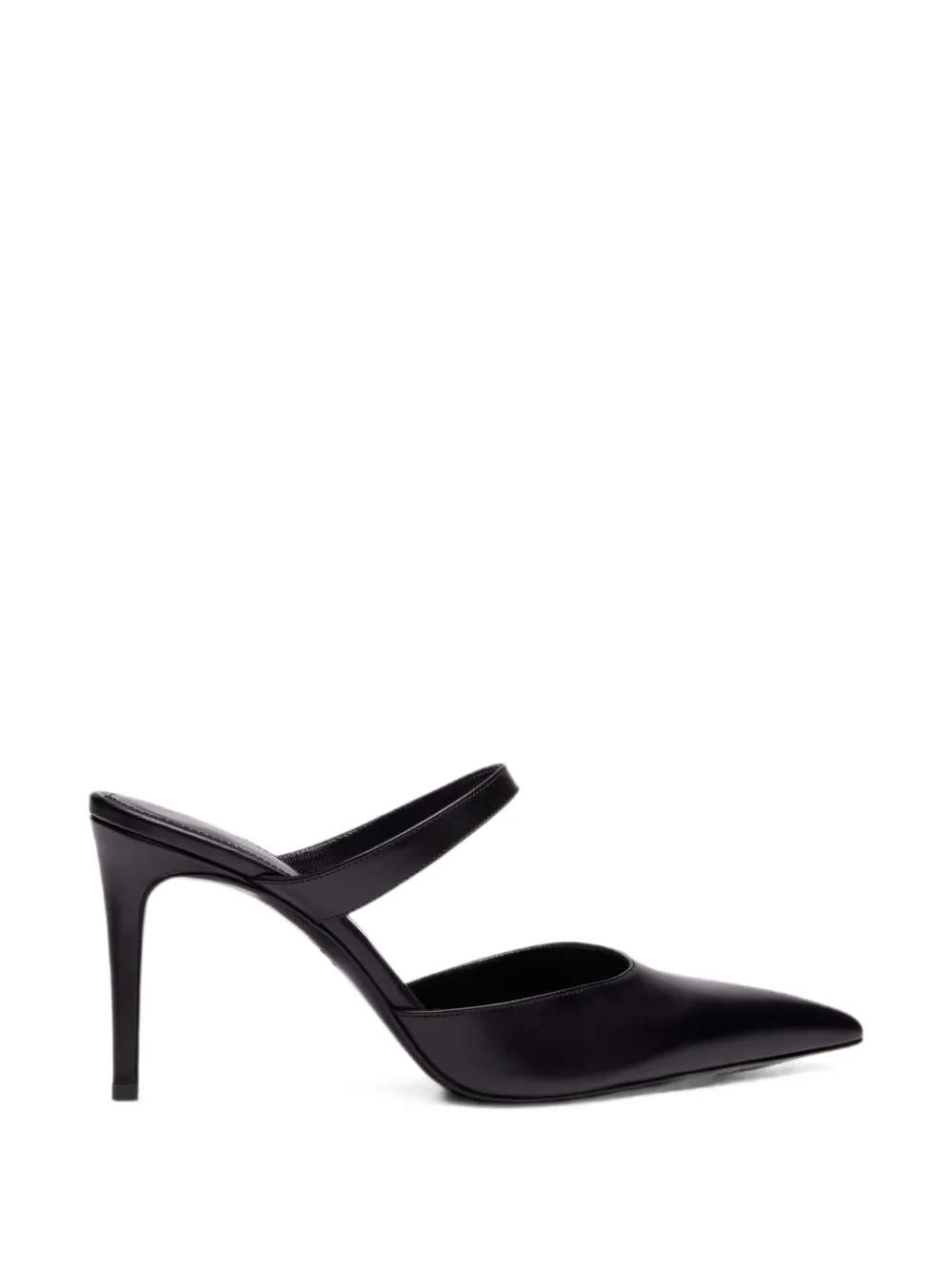Stuart Weitzman Stuart Power pointed-toe mules Zwart