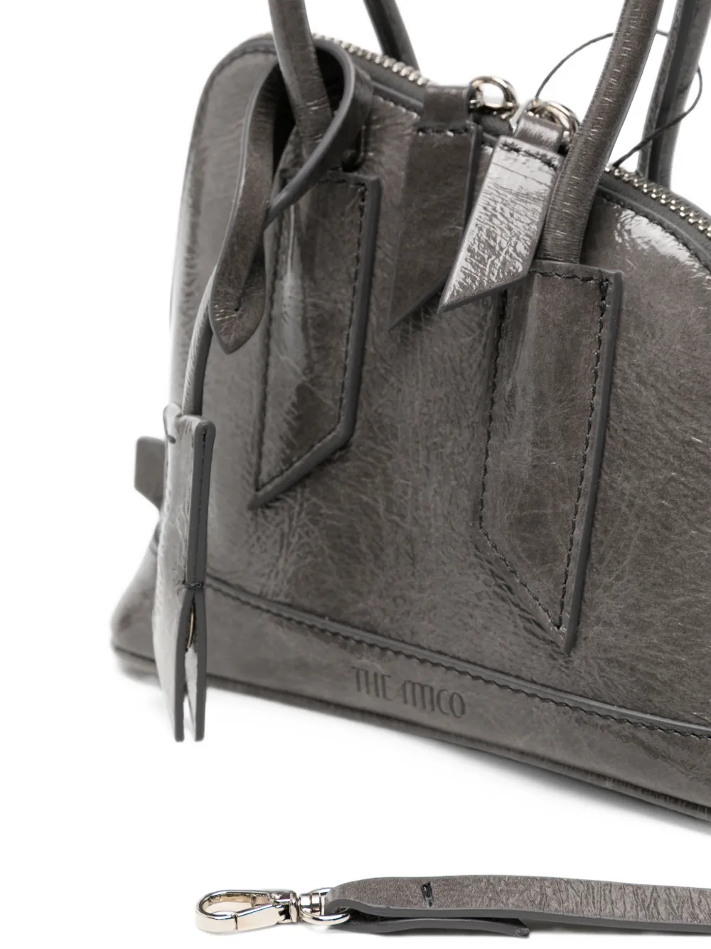 The Attico Sant Ambroeus mini-shopper Grijs