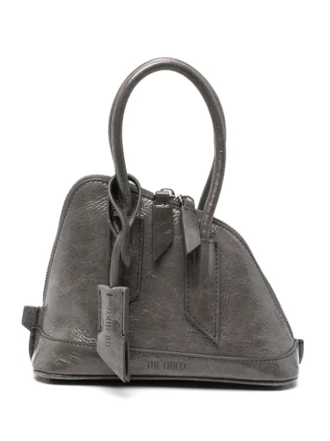 The Attico mini Sant Ambroeus patent-leather tote bag