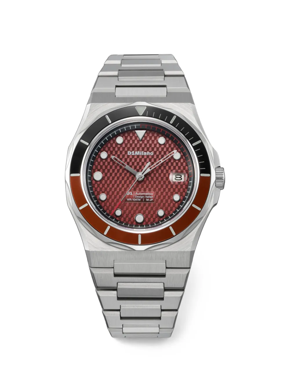 D1 Milano Orologio Date-Window 40mm - Rosso