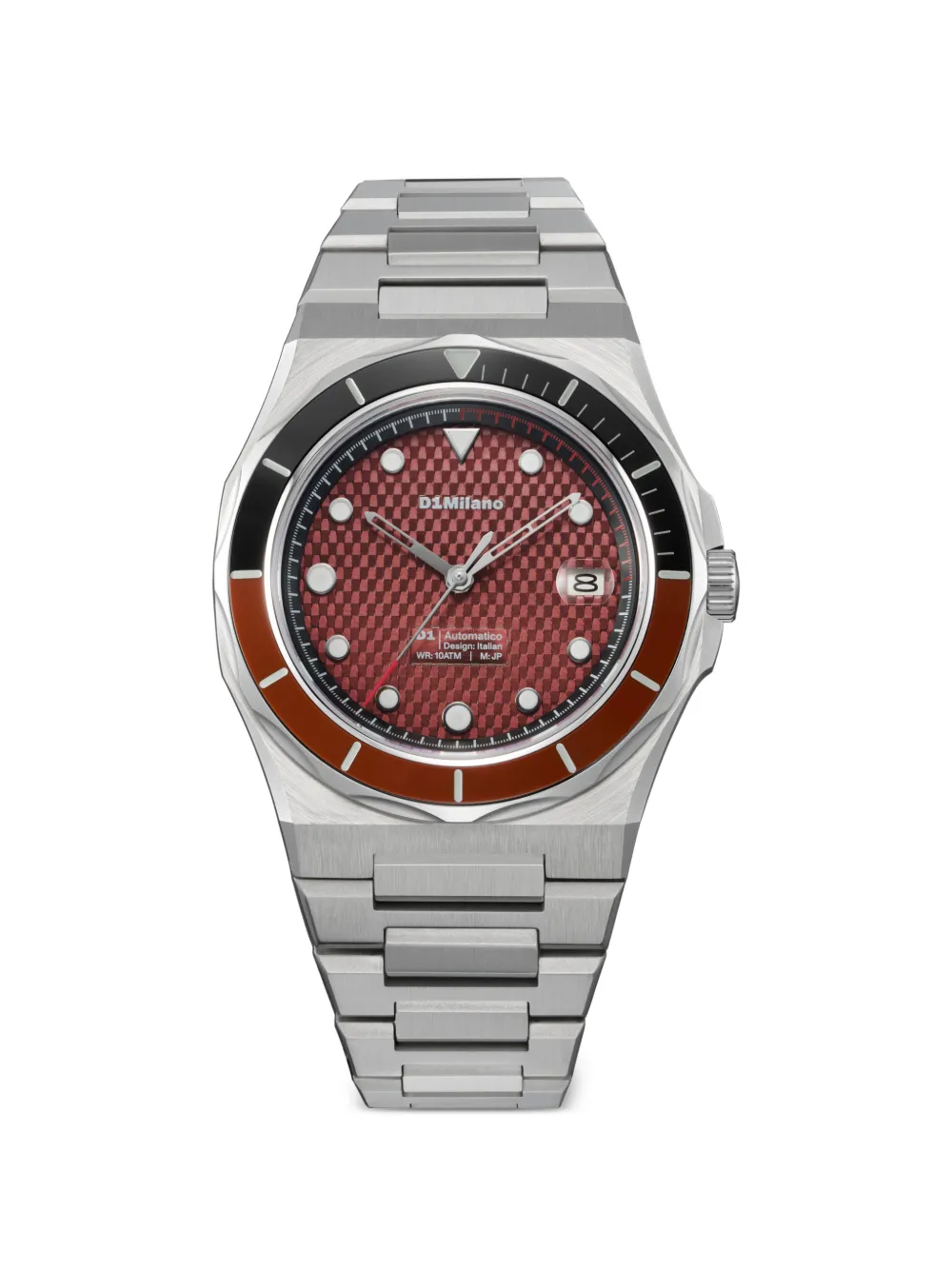 D1 Milano Orologio Date-Window 40mm - Rosso