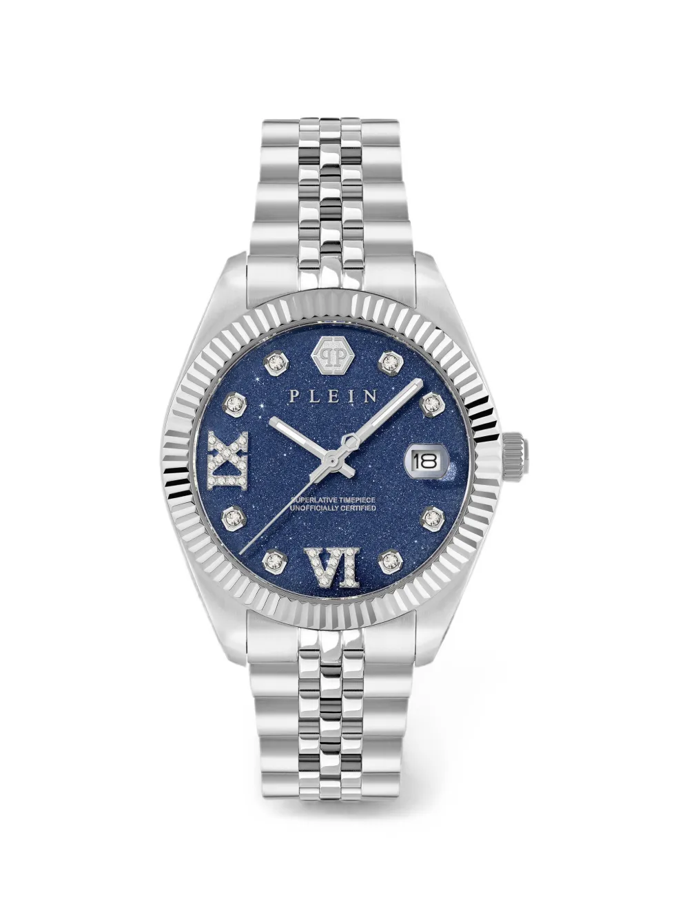 Philipp Plein Date Superlative Armbanduhr 34mm - Blau