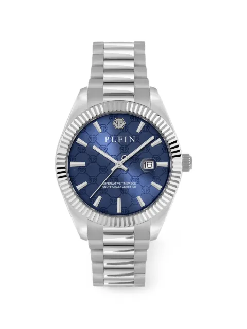 Philipp Plein Date Superlative monogram 40mm watch