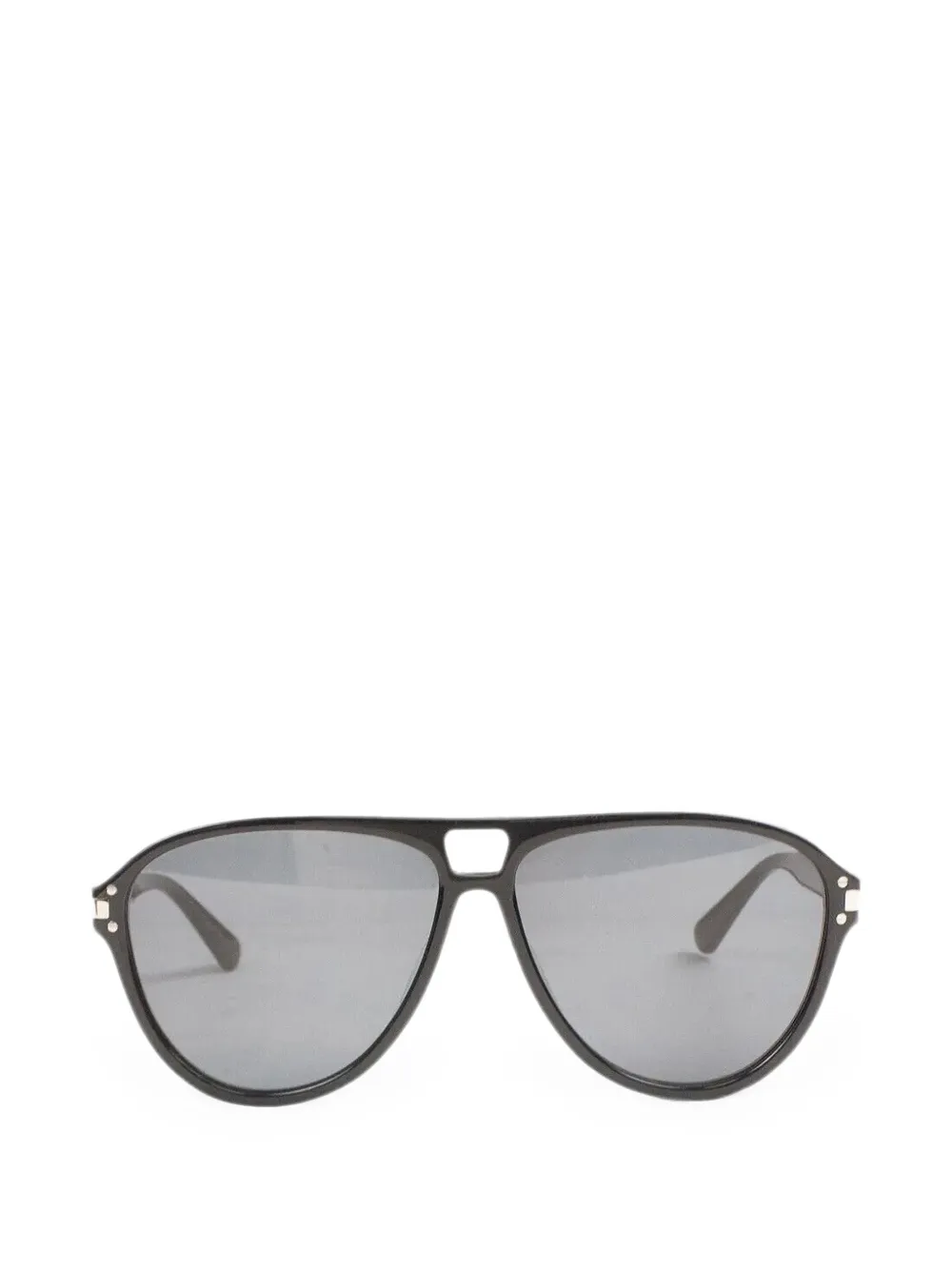 AMIRI logo-plaque pilot-frame sunglasses - Nero