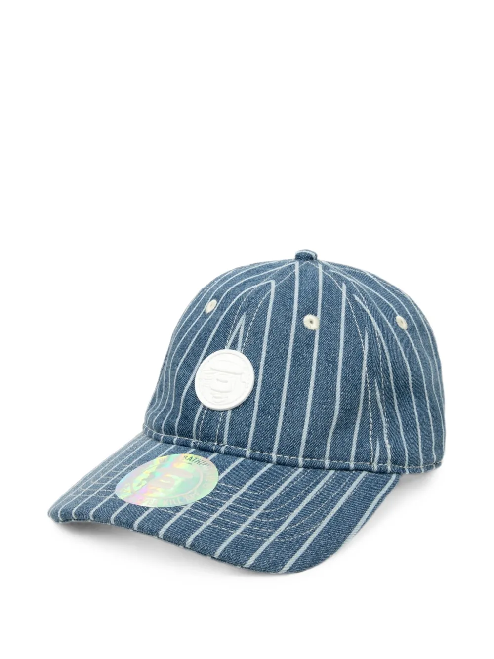 AAPE BY *A BATHING APE® Moonface striped cap · One Size