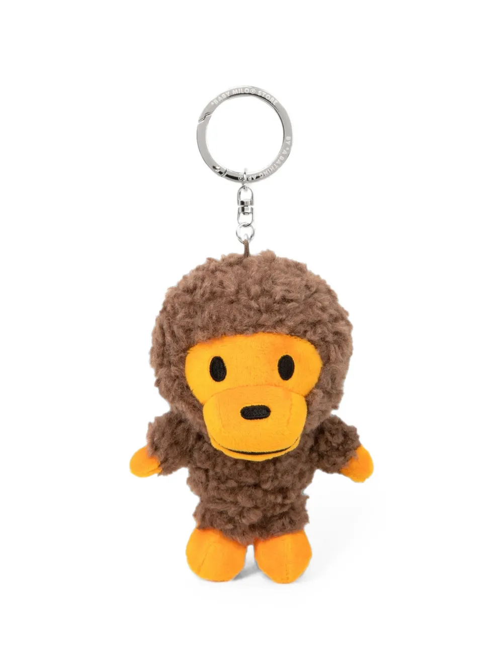*baby Milo® Store By *a Bathing Ape® Baby Milo Plush Keychain In Brown