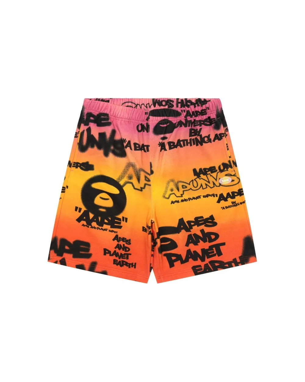 AAPE BY *A BATHING APE® AAPEUNVS graffiti-print shorts