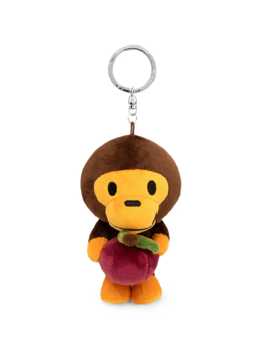 *baby Milo® Store By *a Bathing Ape® Fruit-detail Plush Keychain In Animal Print