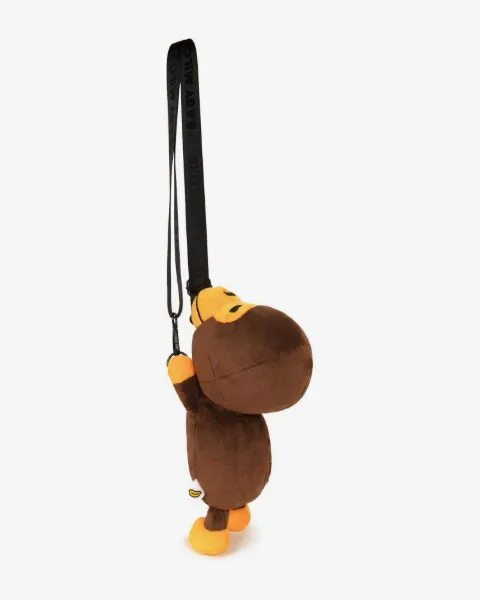 *BABY MILO® STORE BY *A BATHING APE® zip-up plush backpack