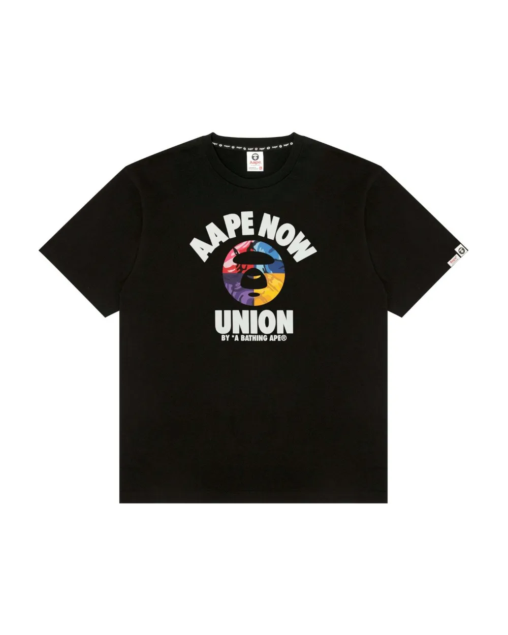 AAPE BY *A BATHING APE® Moonface logo-print T-shirt