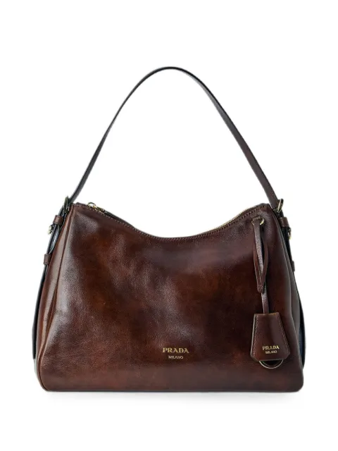 Prada sac porté épaule Aimée médium en cuir
