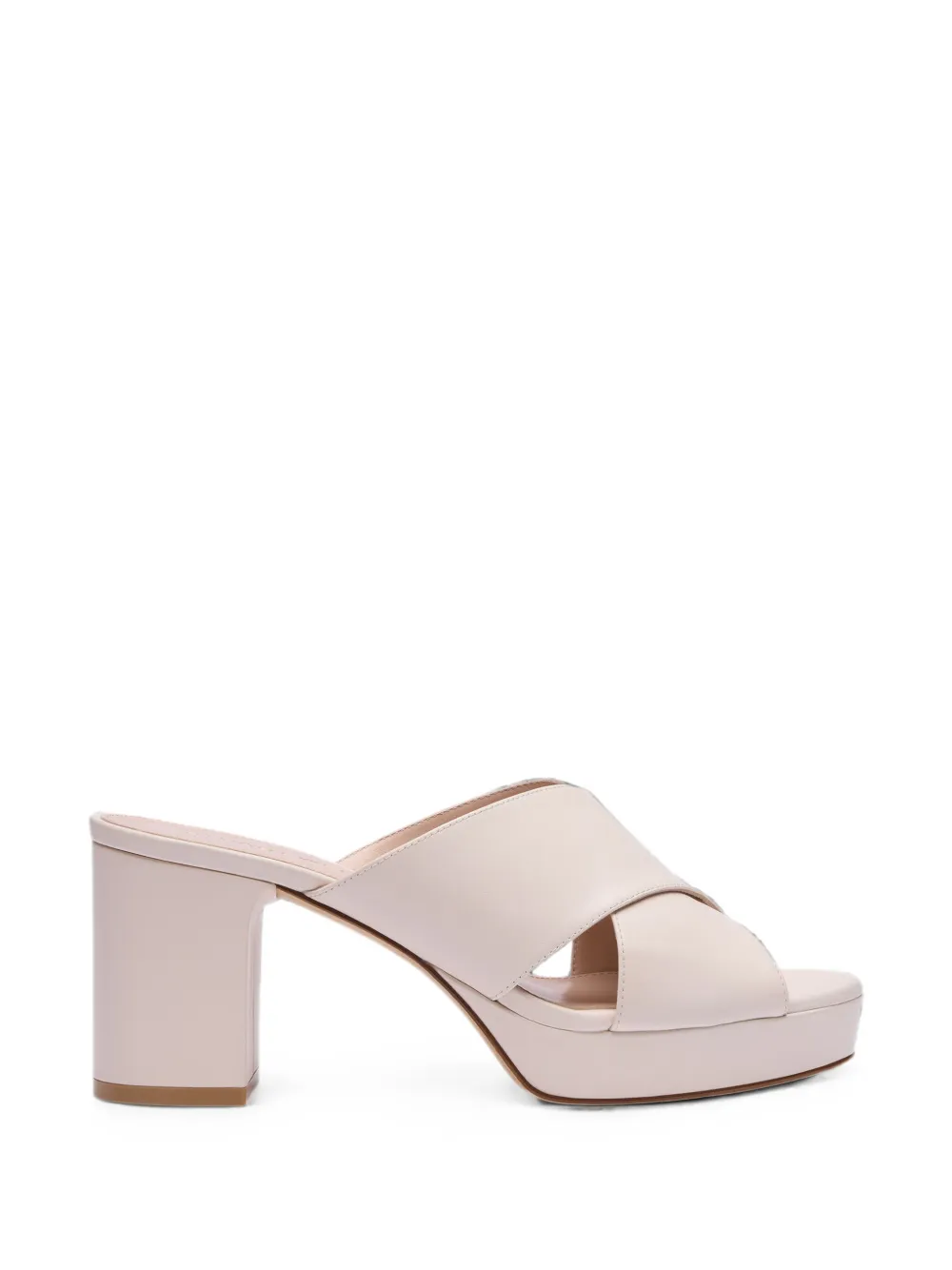 Stuart Weitzman Dayna crossover-straps platform sandals Roze