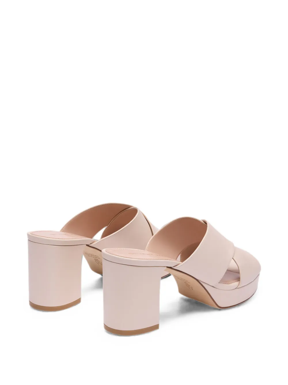 Stuart Weitzman Dayna crossover-straps platform sandals Roze