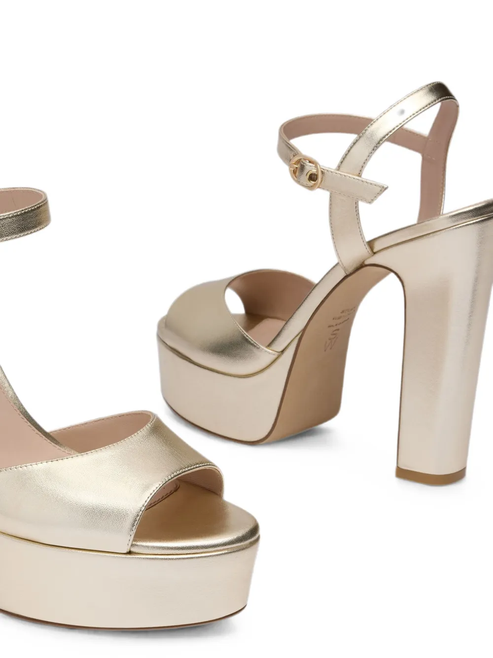Stuart Weitzman Reade platform sandals Beige