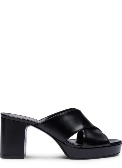 Stuart Weitzman Dayna crossover-straps platform sandals