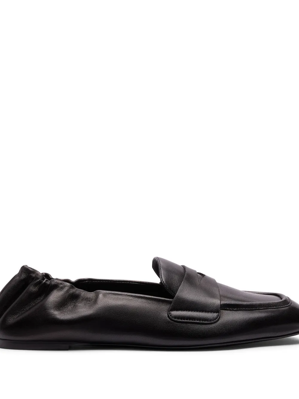 Stuart Weitzman Bryant ruched loafers Zwart