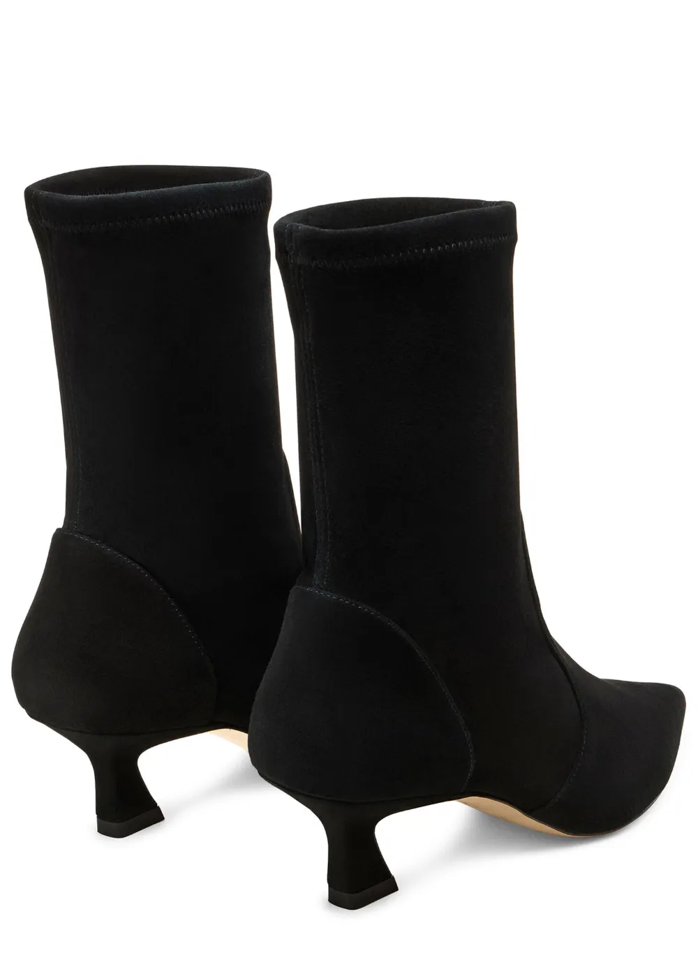 Stuart Weitzman Vinnie pointed-toe ankle boots Zwart