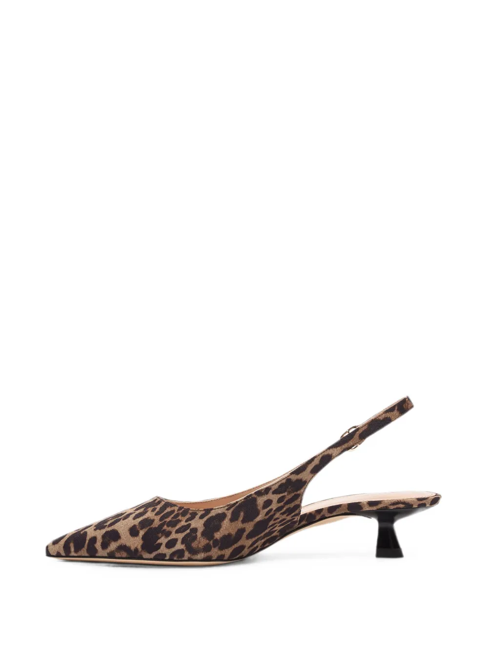 Stuart Weitzman Stuart Sculpt leopard-print slingback pumps Bruin