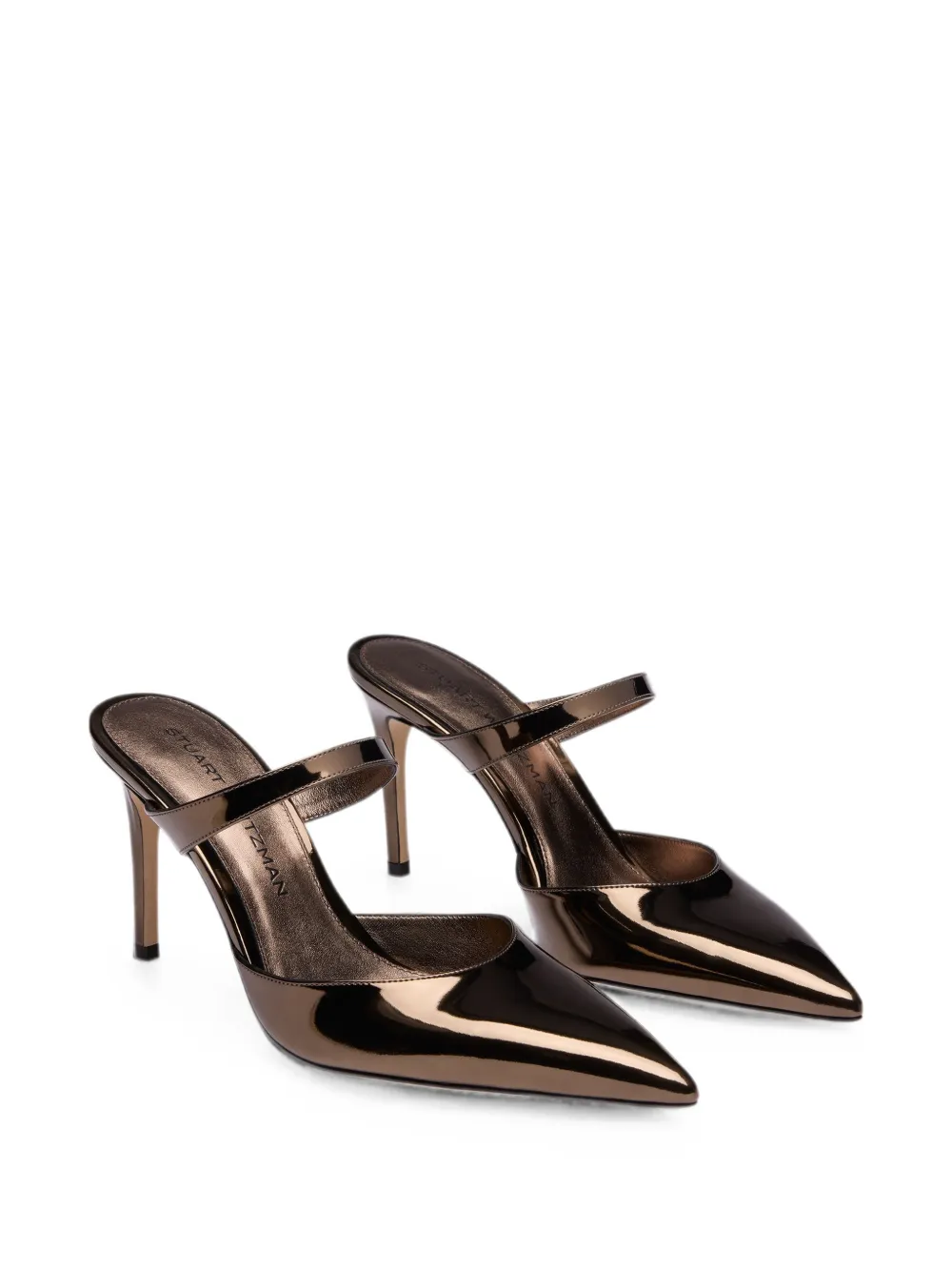 Stuart Weitzman Stuart Power pointed-toe mules Bruin