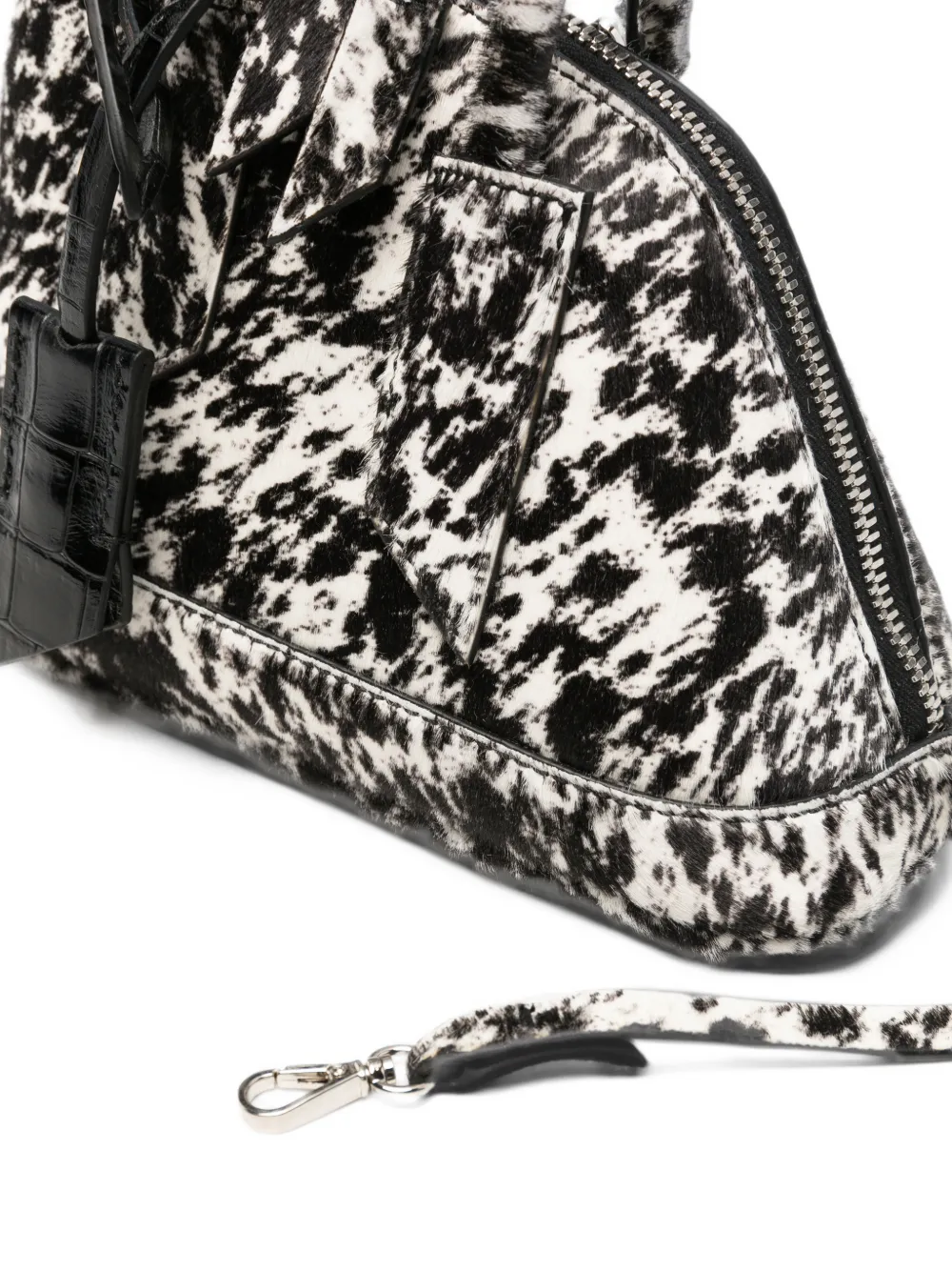 The Attico Sant Ambroeus mini-shopper Wit