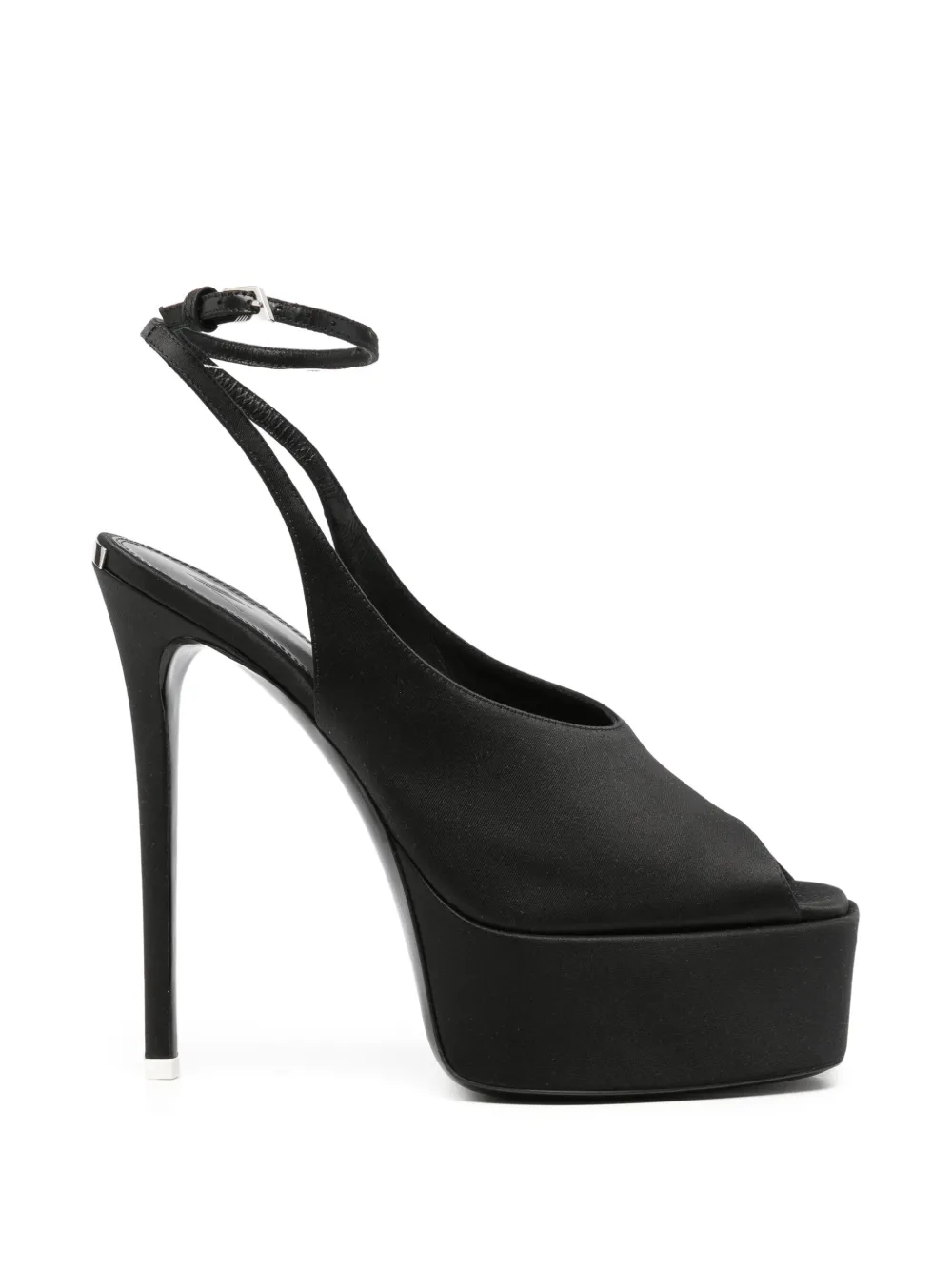 The Attico Ornella platform sandals - Schwarz