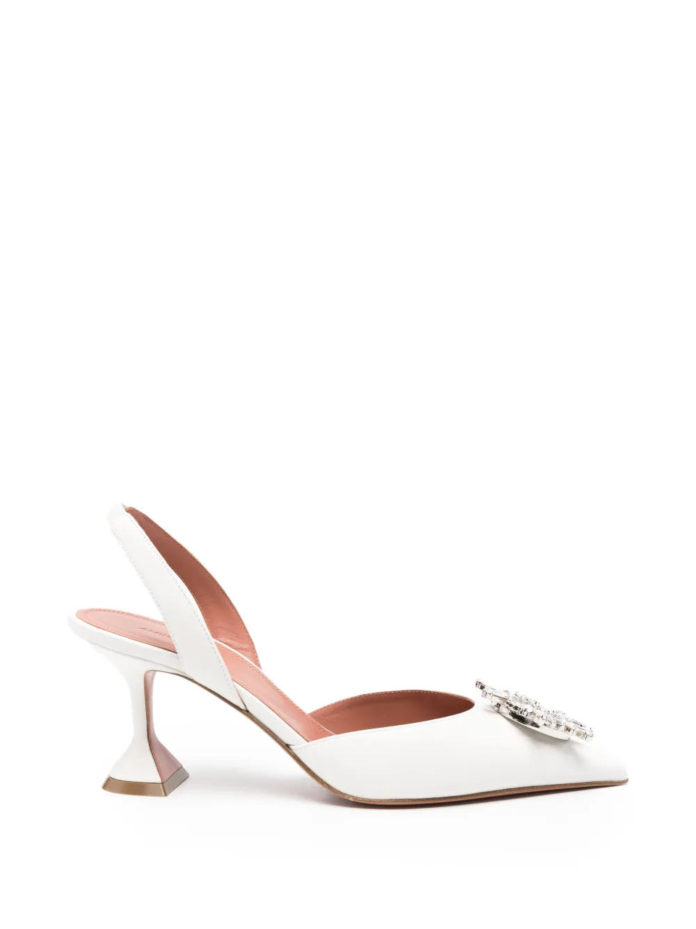 Amina Muaddi Begum crystal-embellished slingback pumps