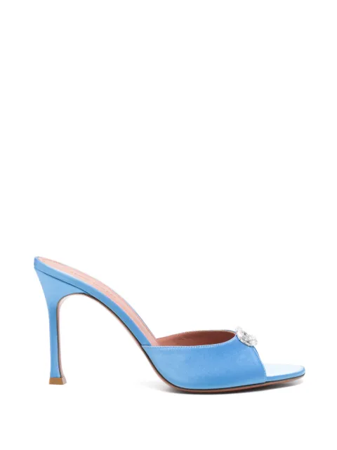 Amina Muaddi Mini Camelia crystal-embellished mules