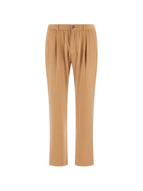 Herno pleated flannel trousers