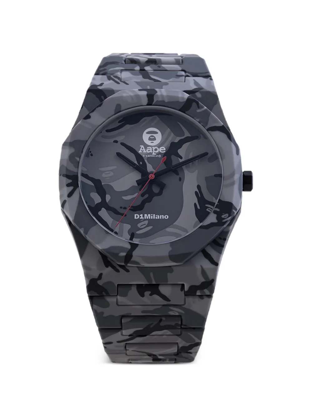 D1 Milano x AAPE Orologio Urban Camo 39mm - Grigio