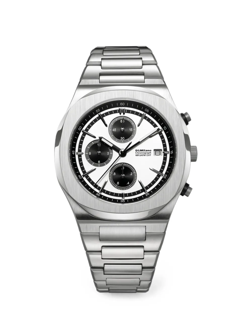 D1 Milano Chronograph 39mm watch - Bianco