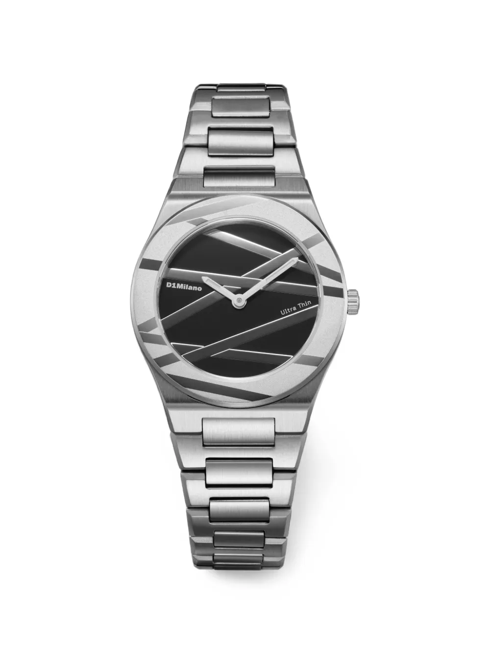 D1 Milano Onyx Inlay Ultra Thin 30mm watch - Schwarz