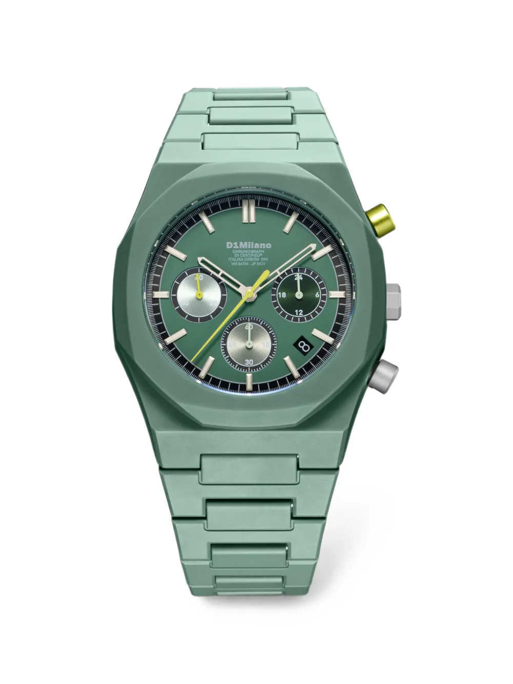 D1 Milano Polychrono 40.5mm watch - Verde