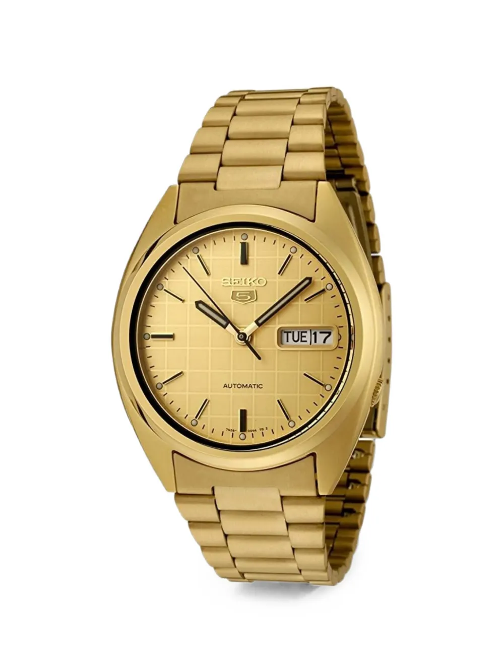 SEIKO date-window 37mm watch - Oro