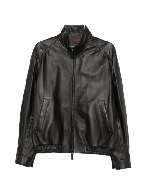 Emporio Armani high-neck zip-up jacket