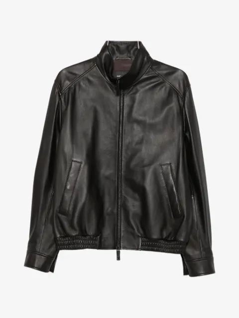Emporio Armani high-neck zip-up jacket