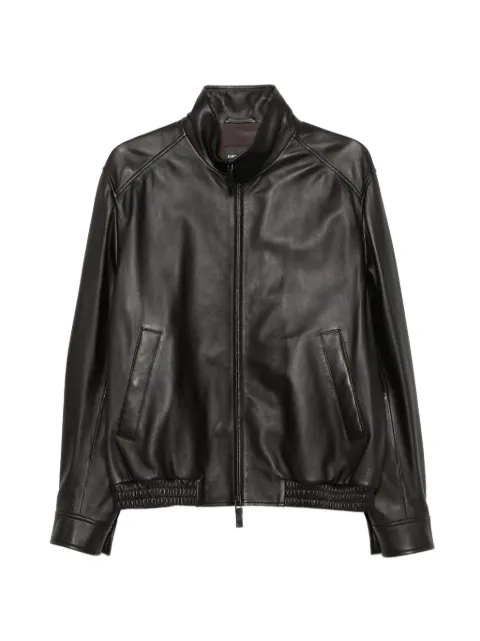 Emporio Armani high-neck zip-up jacket