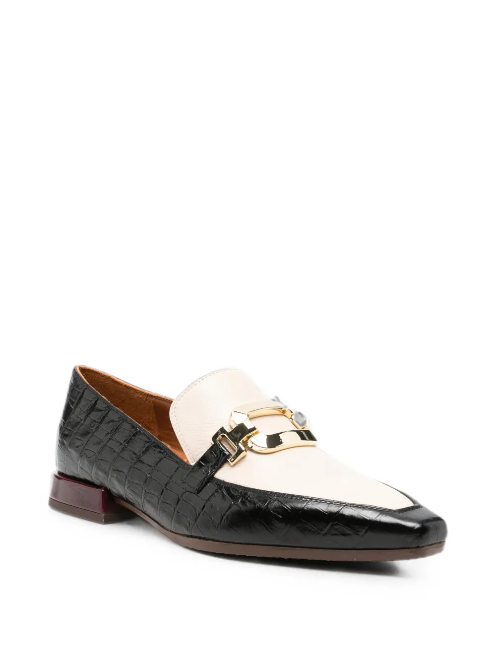 Chie Mihara Gildo buckle-detail loafers Zwart
