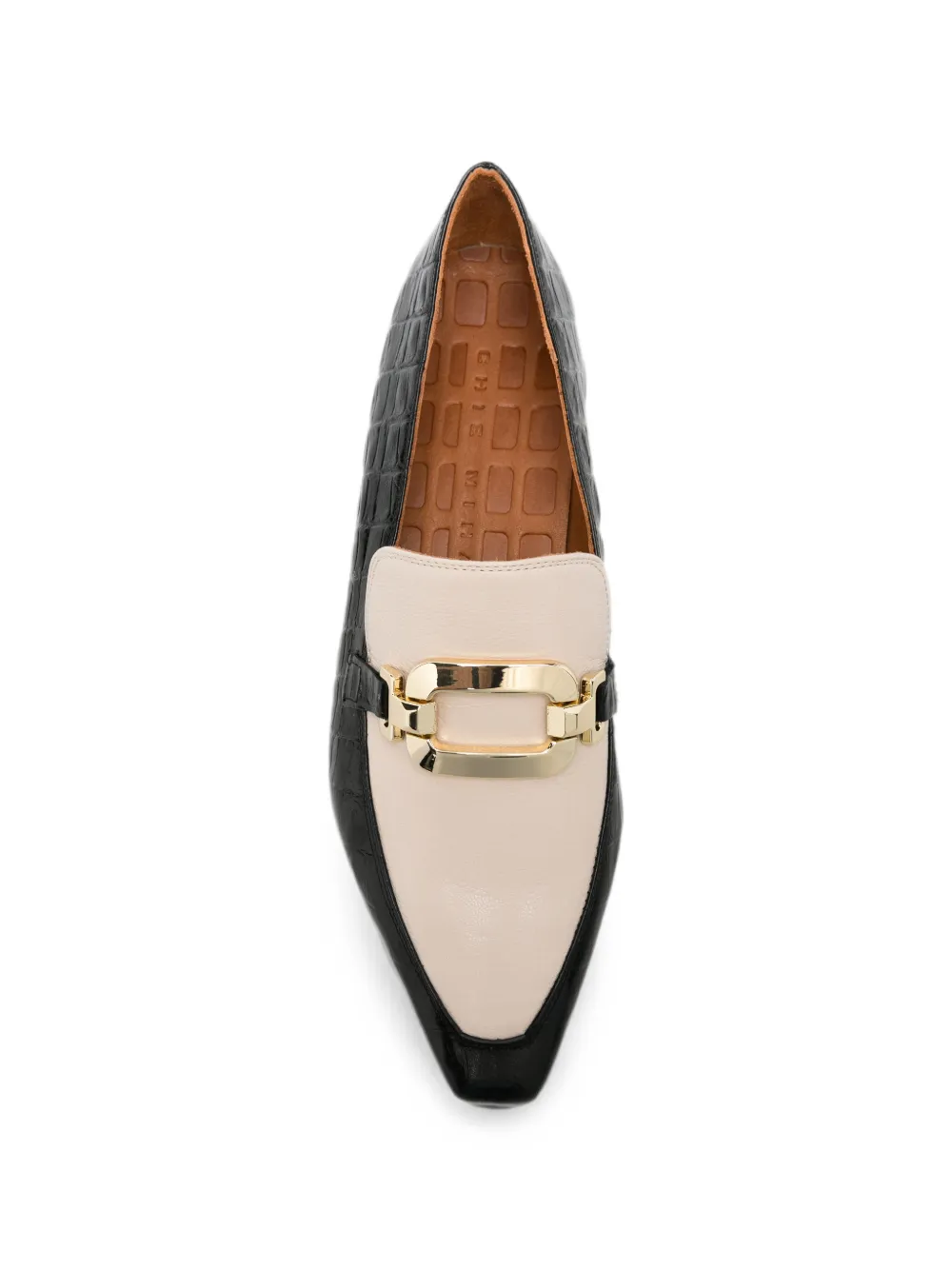 Chie Mihara Gildo buckle-detail loafers Zwart