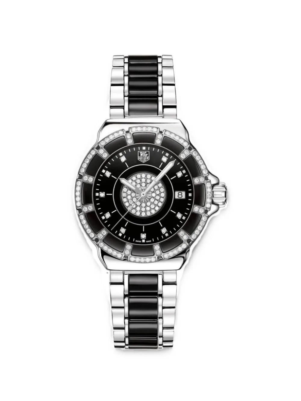 TAG Heuer Formula 1 crystal-embellished 37mm watch - Schwarz