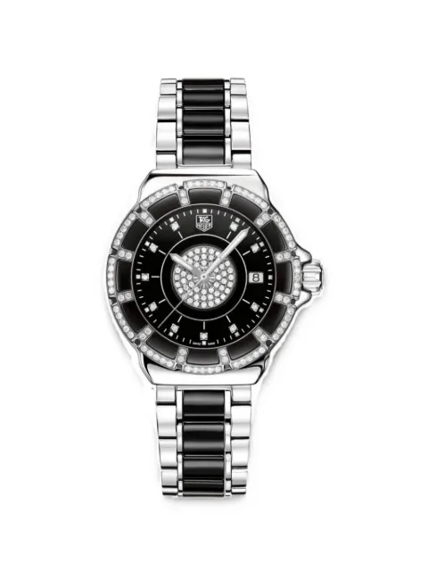 TAG Heuer Formula 1 crystal-embellished 37mm watch